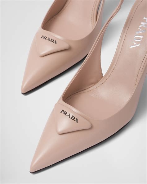 prada leather slingback heels|Prada slingback shoes sale.